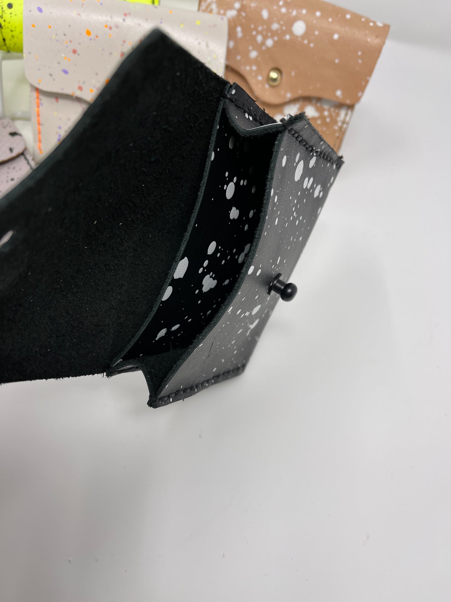 Hand Sewn Leather Mini Wallet