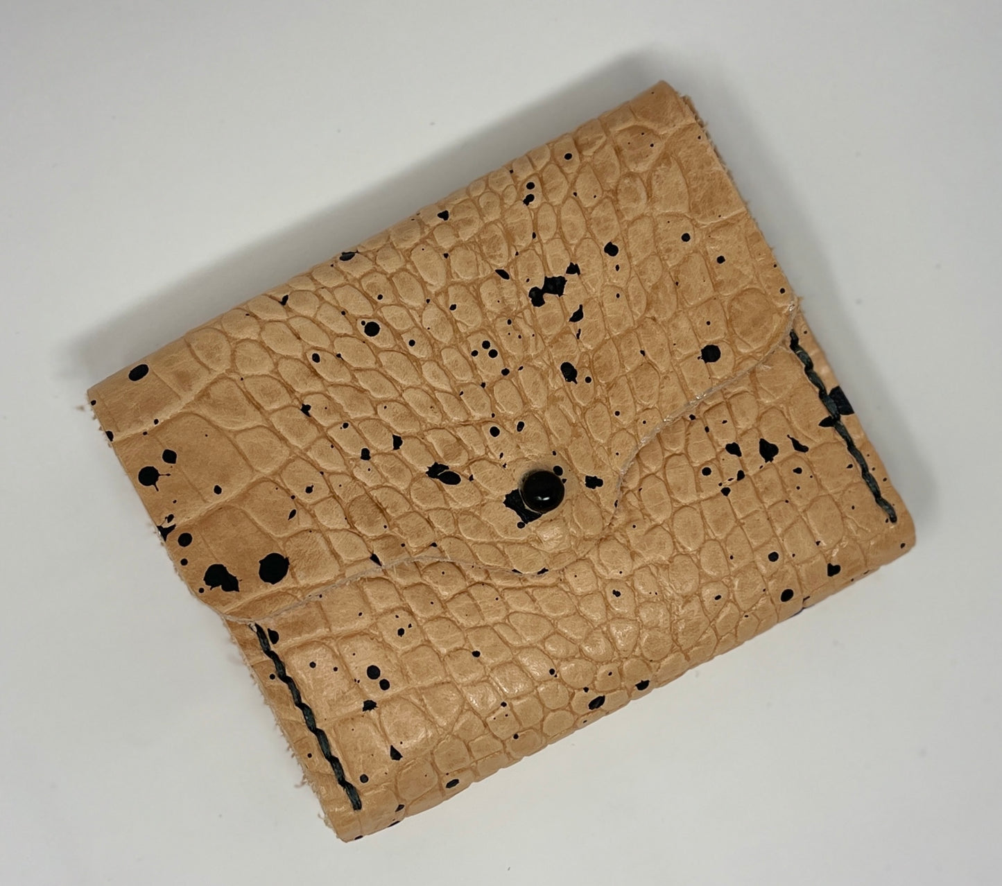 Hand Sewn Leather Mini Wallet