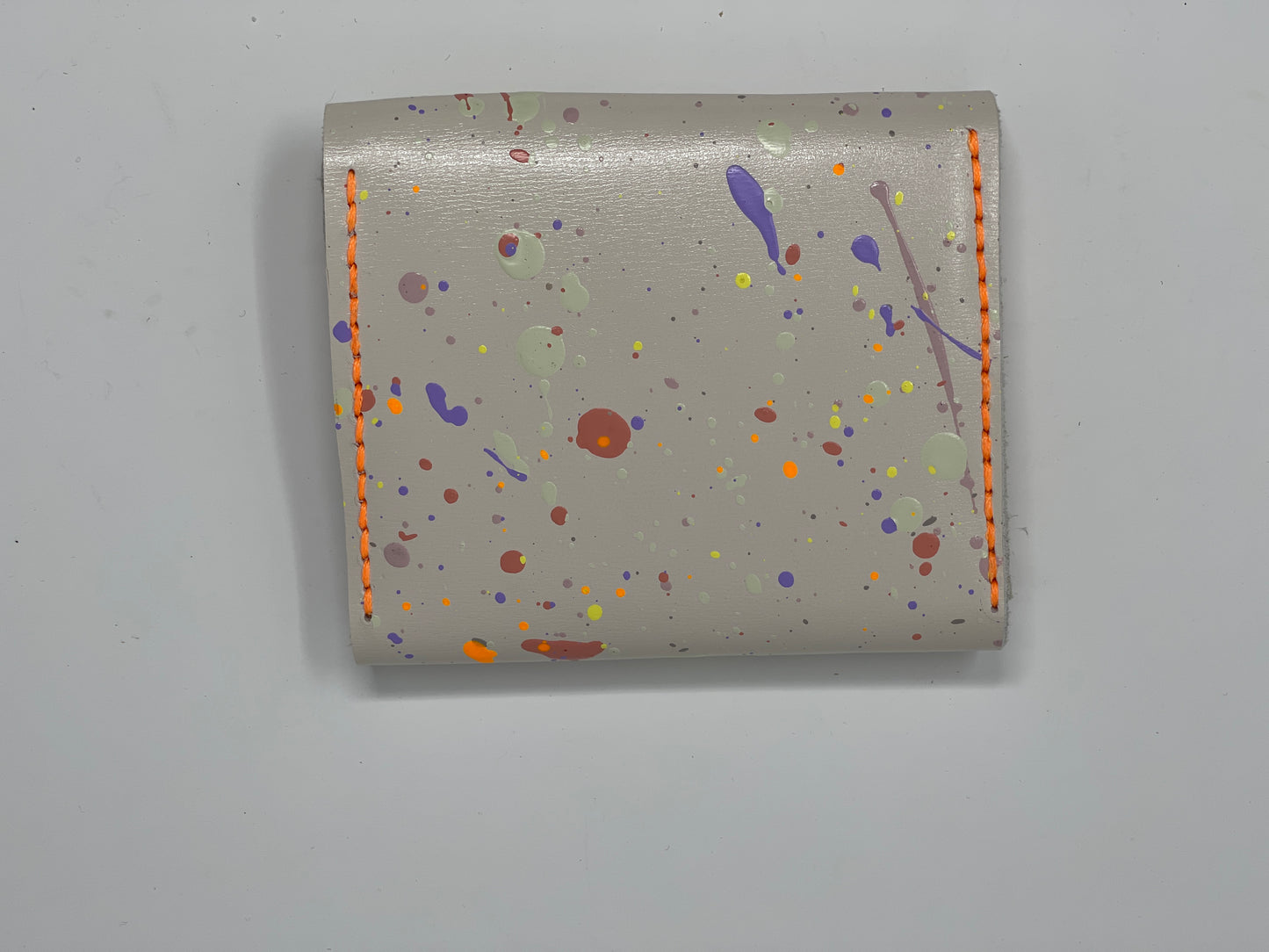 Hand Sewn Leather Mini Wallet