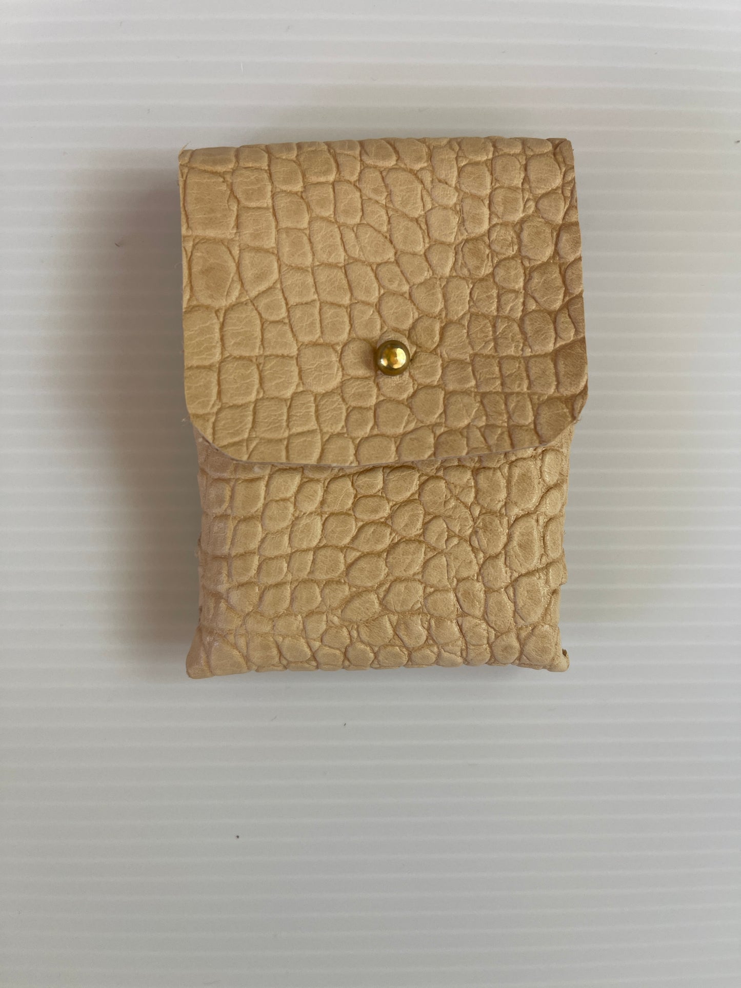 Leather or Synthetic Card Holder in Two Sizes