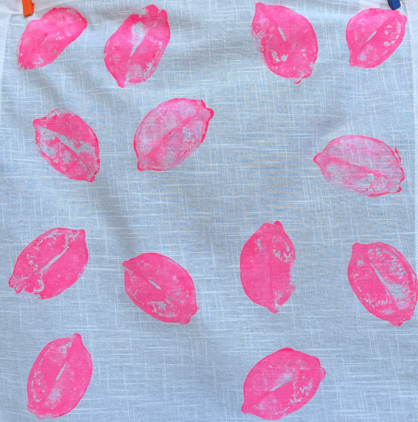 Hand Printed Dish Towel