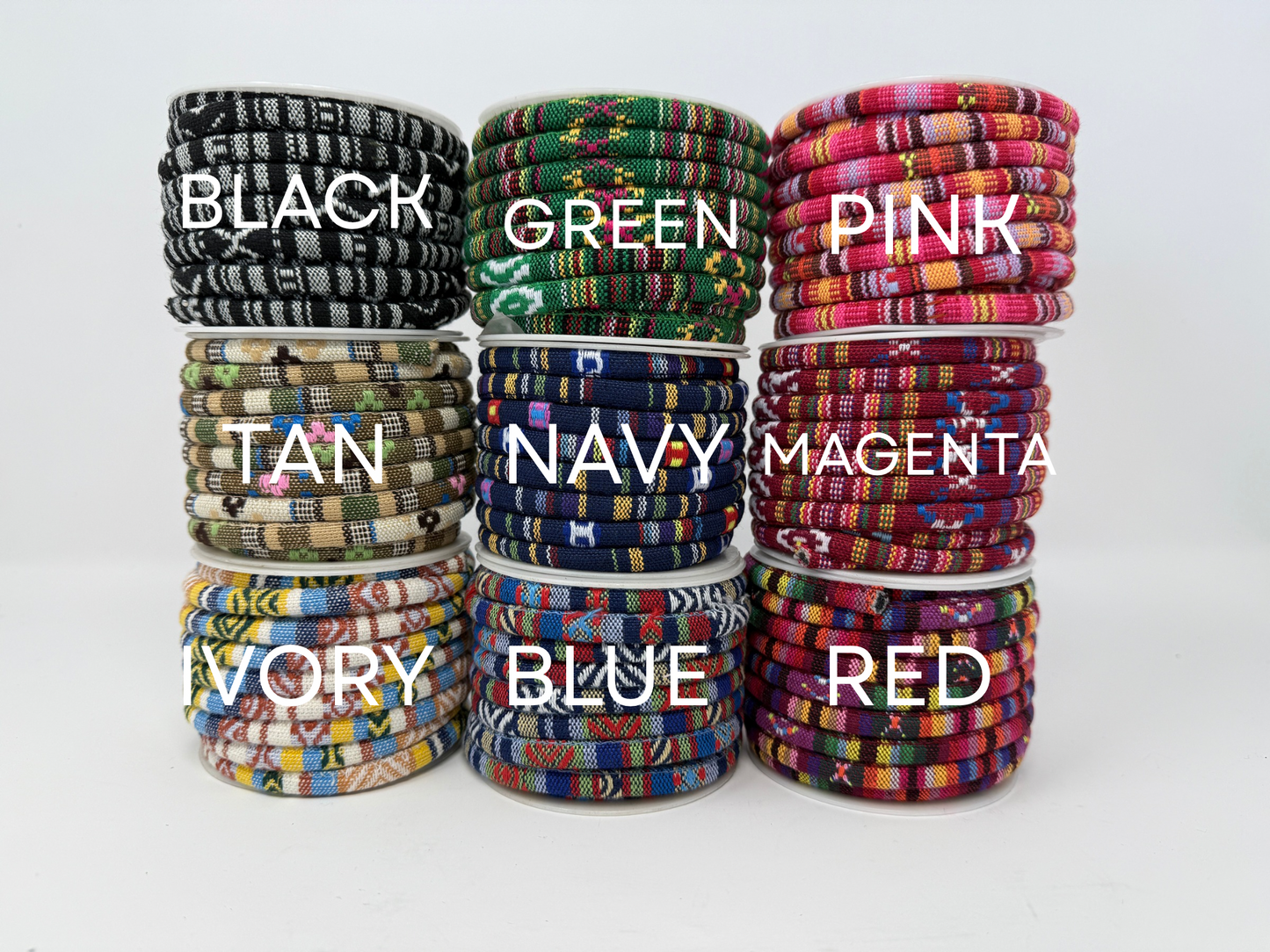 Colorful Cord Wrap Belt