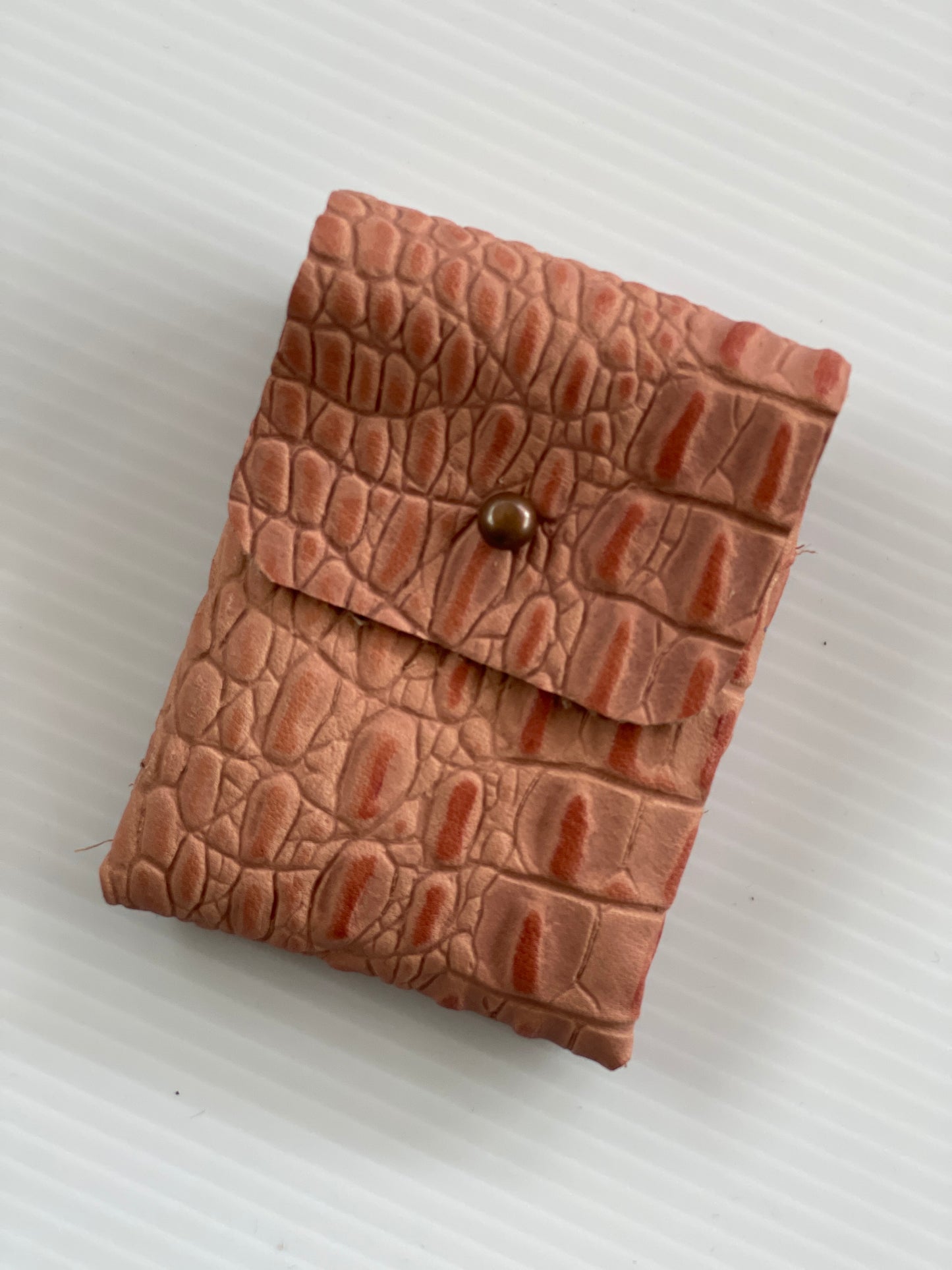 Leather or Synthetic Card Holder in Two Sizes