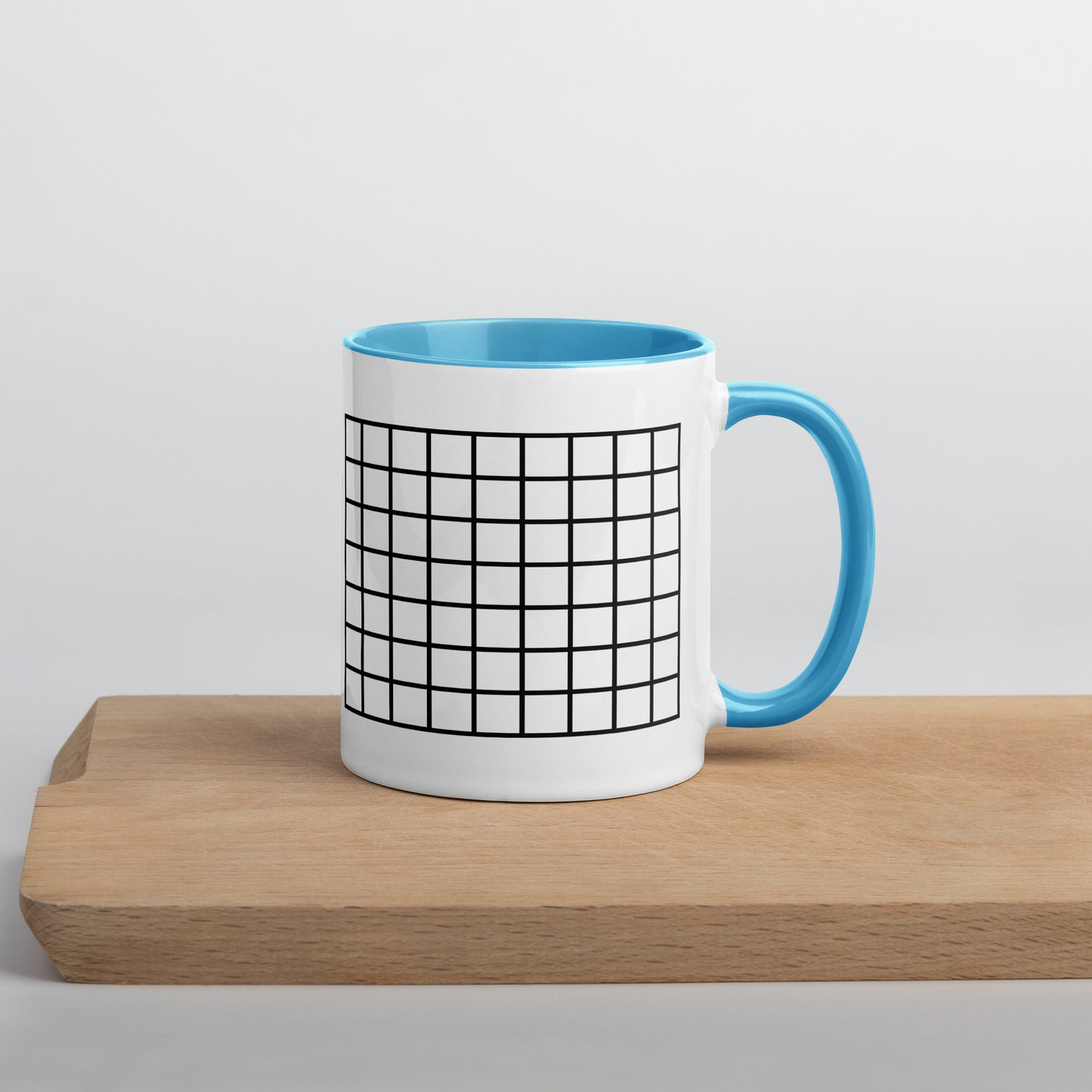 Grid Mug with Color Inside
