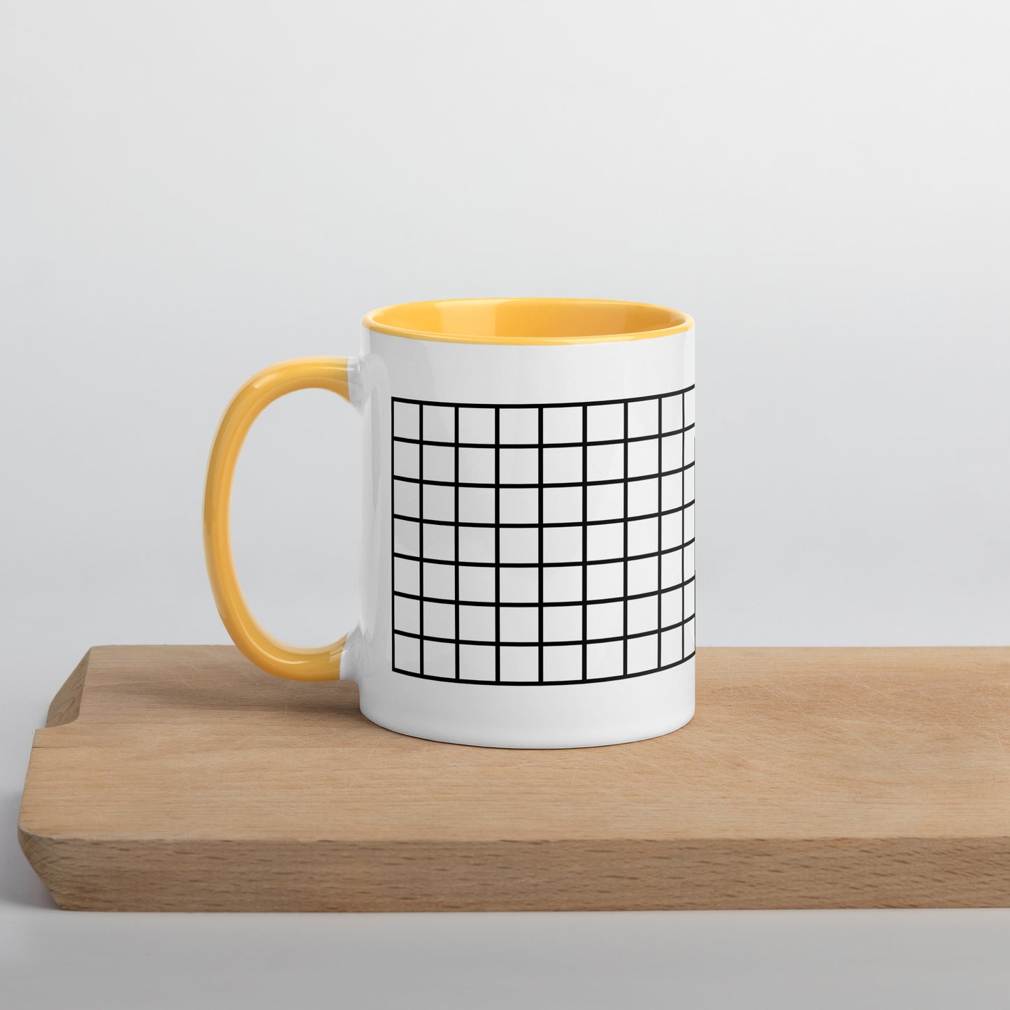 Grid Mug with Color Inside