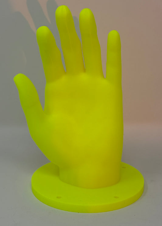 Left or Right Hand Hook — 3D Printed Wall Hook in Vibrant Colors