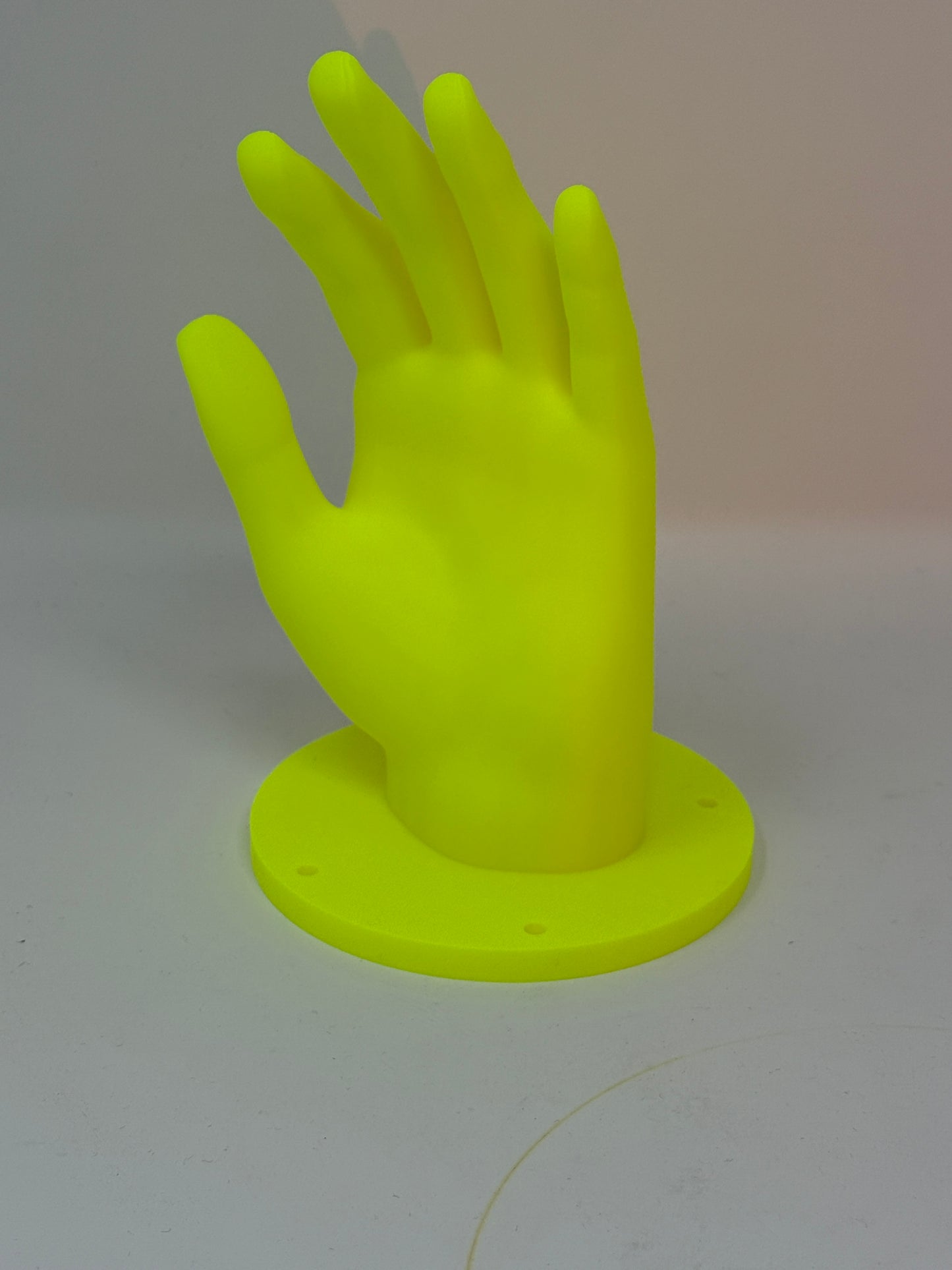 Left or Right Hand Hook — 3D Printed Wall Hook in Vibrant Colors